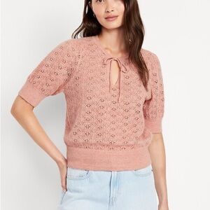 💥LAST CALL💥Old Navy Women's Pink Crew Neck Sweater